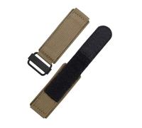 BWBVHRHZY Bracelets de montre en nylon for fermeture auto-agrippante confortables et respirants adaptés for Panerai adaptés for Bell adaptés au bracelet de montre en toile Ross 22 24 mm(Khaki-Black,22