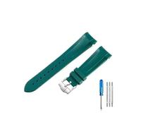 BWBVHRHZY Bracelets de montre en Silicone haut de gamme, adaptés au Tudor 1958 Black Bay Bronze, petite fleur en cuivre, série petite fleur rouge, 22mm(Green-ST-K13)
