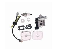 BWBVHRHZY Carburateur Bougie d'allumage Filtre de conduite carburant Joint d'ampoule d'amorçage A021001690 A021001691 A021001692 Convient for Echo GT225 PE225 SRM225(WHITE)