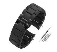 BWBVHRHZY Convient for Armani AR5906 AR5905 AR5890 AR5889 AR5919 AR5920 Człowiek 23mm Kobieta 20mm Bransoletka(Black BK,23mm)