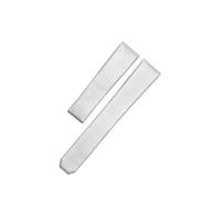 BWBVHRHZY Convient for bracelets de montre en soie filée souple TAG Heuer F1, cache cuir, bracelet de montre for femmes(White)
