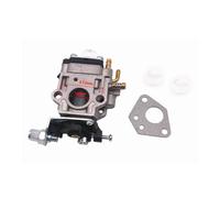 BWBVHRHZY Kit de carburateur 15 mm for débroussailleuse 43cc 49cc 52cc for joint, tuyau, bougie d'allumage, filtre for essence, pièces rechange(WHITE)