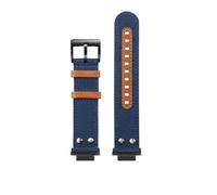 BWBVHRHZY Montre de sport en toile 16mm, adaptée for Casio DW5600 DW-5600 GA-900 GA110/100/120 GM/GA2100, ceinture en Nylon for sangle for clous(Blue bk)