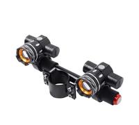 BWBVHRHZY Phare LED adapté for Scooter électrique Xiaomi M365 /Pro, Zoomable, Batterie 1200mAh, Rechargeable par USB, 150LM XM-L T6, Lampe Avant LED(for Max G30)