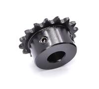 BWBVHRHZY Pignon d'entraînement de chaîne 04C 25H, 10/11/12/13 Dents, 45#, Pas d'engrenage de chaîne en Acier 6.35mm, Roue de pignon Industriel for chaîne 25H, 1 pièce(10mm,11 Teeth)