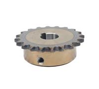 BWBVHRHZY Roue de pignon d'entraînement Industriel de précision 06B, 14 15 16 Dents, 14T 15T 16T 45#, alésage d'engrenage de chaîne en Acier 10 12 14 15 16 17-25mm, 1 pièce(20mm (Keyway 6mm),14 Teeth