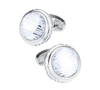 BWDHJLEY Bouton Manchette Homme Argent, Bouton de Manchette Noel Verre Rayé pour Le Marié et Le Témoin