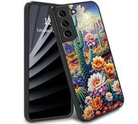 BWEGRHE Cactus Paradise Coque de téléphone pour Samsung Galaxy S21 FE, coque fine en gel TPU souple et caoutchouc protection intégrale pour Galaxy S21 FE