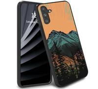 BWEGRHE Coque de téléphone motif forêt de montagne pour Samsung Galaxy A16, coque fine en TPU souple en gel caoutchouc protection intégrale pour Samsung Galaxy A16