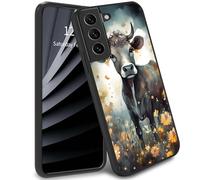 BWEGRHE Coque de téléphone vache tournesol pour Samsung Galaxy A35 5G, coque fine en gel TPU souple pare-chocs protection intégrale pour Galaxy A35 5G