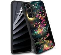 BWEGRHE Coque fine pour Samsung Galaxy S25 Plus, motif lune, fleurs, arbre et fleurs - Coque de téléphone en gel TPU souple - Protection intégrale pour Samsung Galaxy S25 Plus