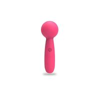 Bwer Mini vibrateur Puissant de Baguette Magique pour Les Femmes stimulateur de Clitoris G Spot Masseur gode Jouets sexuels vibrants, BF001S-RD