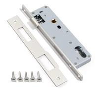 Bwintech 1 Pcs Serrure À Mortaiser 9230 En Acier Inoxydable, 92MM Centre 30MM Backset Corps De Serrure, Satin Nickel Frame Door Lock Pour Portes Intérieures Et Extérieures