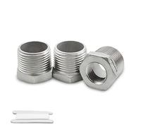 Bwintech 6 Pcs 3/4" mâle vers 3/8" femelle Raccord réducteur à douille hexagonale en acier inoxydable, filetage BSP, pour le raccordement de tuyaux