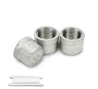 Bwintech 6 Pièces 1/2 "femelle BSP filetage Acier inoxydable 304 femelle capuchon hexagonal douille tuyau bouchon raccords connecteur pour tuyau connexion Conversion