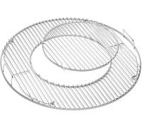 BWISUP Grille de cuisson ronde à charnière pour barbecue Weber 57 cm, grille de rechange double face et ouverture circulaire pour barbecue Weber 8835, Bar-B-Kettle, One-Touch et Master-Touch