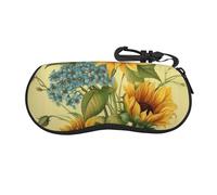 BWLHJKE Étui à lunettes de soleil avec fermeture éclair et fermeture éclair - Étui de voyage portable avec crochet