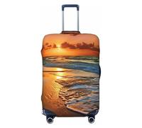 BWLHJKE Housse de bagage de voyage pour valise, approuvée par la TSA, lavable, élastique, housse de valise de soirée, plage, eau de mer, housse de bagage anti-rayures pour bagages de 55,9 à 61 cm,