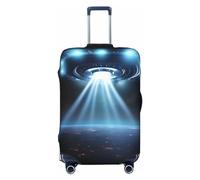 BWLHJKE Housse de bagage de voyage pour valise, approuvée TSA, lavable, élastique, anti-rayures, convient aux valises de 55,9 à 61 cm, Noir , M