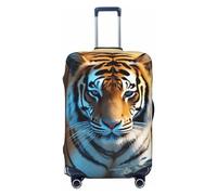 BWLHJKE Housse de bagage de voyage pour valise, approuvée TSA, lavable, élastique, housse de protection anti-rayures pour valises de 55,9 à 61 cm, Noir , XL
