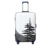 BWLHJKE Housse de bagage de voyage pour valise, approuvée TSA, lavable, élastique, housse de valise anti-rayures pour valises de 55,9 à 61 cm, Noir , XL