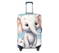 BWLHJKE Housse de bagage de voyage pour valise, approuvée TSA, lavable, élastique, housse de valise anti-rayures pour valises de 55,9 à 61 cm, Noir , M