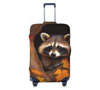 BWLHJKE Housse de bagage de voyage pour valise, approuvée TSA, lavable, élastique, housse de valise anti-rayures pour bagages de 55,9 à 61 cm, Noir , S