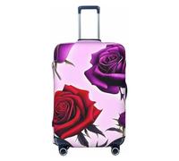 BWLHJKE Housse de bagage de voyage pour valise, approuvée TSA, lavable, élastique, housse de valise anti-rayures pour valises de 55,9 à 61 cm, Noir , XL