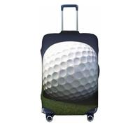 BWLHJKE Housse de bagage de voyage pour valise, approuvée TSA, lavable, élastique, motif balle de golf, housse de bagage anti-rayures pour bagages de 55,9 à 61 cm, Noir , XL