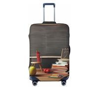 BWLHJKE Housse de bagage de voyage pour valise, approuvée TSA, lavable, élastique, tableau noir, housse de bagage anti-rayures pour valises de 55,9 à 61 cm, Noir , XL