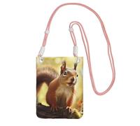 BWLHJKE Mini sac à bandoulière amusant pour téléphone portable et homme - Imperméable - Avec sangle réglable - Rose - Taille unique