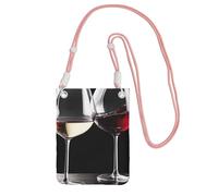 BWLHJKE Mini sac à bandoulière étanche pour téléphone portable et femme avec sangle réglable pour téléphone portable, rose, taille unique