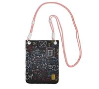 BWLHJKE Sac à bandoulière pour téléphone portable mathématiques et physique pour homme et femme - Mini sac à main imperméable pour téléphone portable avec sangle réglable - Pochette de voyage pour