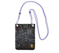 BWLHJKE Sac à bandoulière pour téléphone portable mathématiques et physique pour homme et femme - Mini sac à main imperméable pour téléphone portable avec sangle réglable - Pochette de voyage pour