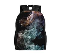BWLHJKE Sac à dos de voyage pour femme et homme - Fumée psychédélique - Grand sac à dos étanche et décontracté
