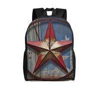 BWLHJKE Sac à dos de voyage pour femme et homme - Grand sac à dos imperméable et décontracté pour ordinateur portable - Motif américain Wastern Texas Star