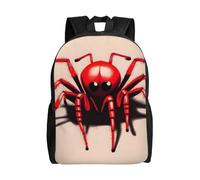BWLHJKE Sac à dos de voyage pour femme et homme - Jolie petite araignée rouge - Sac à dos pour ordinateur portable - Grand sac à dos étanche et décontracté