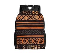 BWLHJKE Sac à dos de voyage pour homme et femme en tissu de boue africain tribal grand sac à dos étanche décontracté sac à dos pour ordinateur portable