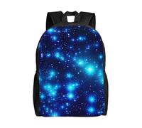 BWLHJKE Sac à dos de voyage pour homme et femme - Motif étoiles brillantes - Grand sac à dos étanche et décontracté