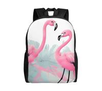 BWLHJKE Sac à dos de voyage pour homme et femme - Motif flamant rose - Grand sac à dos étanche et décontracté