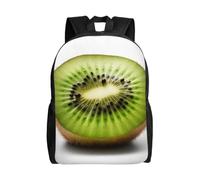BWLHJKE Sac à dos de voyage pour homme et femme Vert kiwi Sac à dos pour ordinateur portable Grand sac à dos étanche décontracté