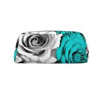 BWLHJKE Trousse de toilette de voyage noir blanc sarcelle gris rose floral trousse de toilette pour femmes hommes voyage pochette portefeuille esthétique grande trousse à crayons, golden/e, One size