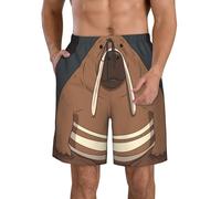 BWLHJKE Walrus Short de bain pour homme à séchage rapide avec poches et cordon de serrage, Blanc, XL