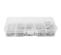 BWLZSP Jeu de Joints d'écrou Joint de Boulon Jeux de boulons de Boulon croisé de 240 pcs M2 M2.5 M3 M4 M5 M5 M5 Set d'outil de Fixation en Acier Inoxydable