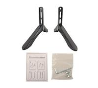 BWOFJGWH 2 Pièces Table Top TV Stand Base Supports TV Pieds de Télévision Antidérapants Support Universel en PP Montage Facile Convient pour Salon Chambre Bure