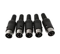 BWOFJGWH 5 Pièces et Souris pour Assemblage de Soudure DIY Connecteurs DIN 3 4 5 6 7 Fiches, 4 Broches
