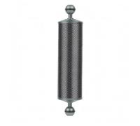 BWOFJGWH Bras Flottant pour Éclairage sous-Marin Bras de Flottabilité Double Bille Accessoire de Plongée Fibre de Carbone et Alliage d'Aluminium Connexion, Titane, 10 Pouces