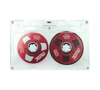 BWOFJGWH Cassette Audio Vierge Double Face pour Enregistrer des Discours, des Conférences et des Séminaires dans La Vie Quotidienne, Rouge