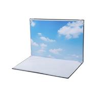 BWOFJGWH Fond Photographie Table avec Panneau Pliant Double Face Carton Épais avec Bord Discret Texture Imprimée et Couleur Unie Formata3 Adapté au E-Commerce, Ensemble Neuf