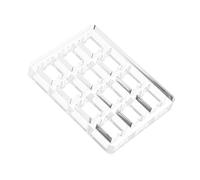 BWOFJGWH Plaque de Base en Acrylique Transparente pour Testeur D'interrupteurs Cherry, Planche 3x4
